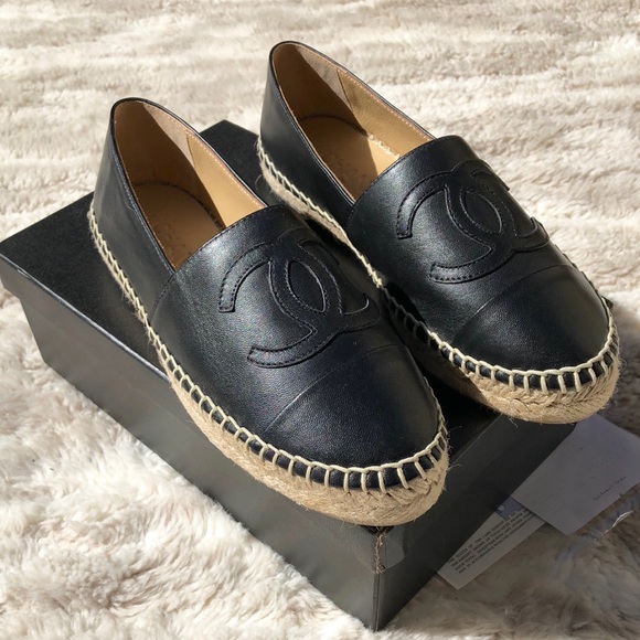 CHANEL Shoes - CHANEL I Black Espadrilles